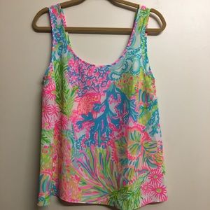 Lilly Pulitzer Coral Lovers Tank Size M!